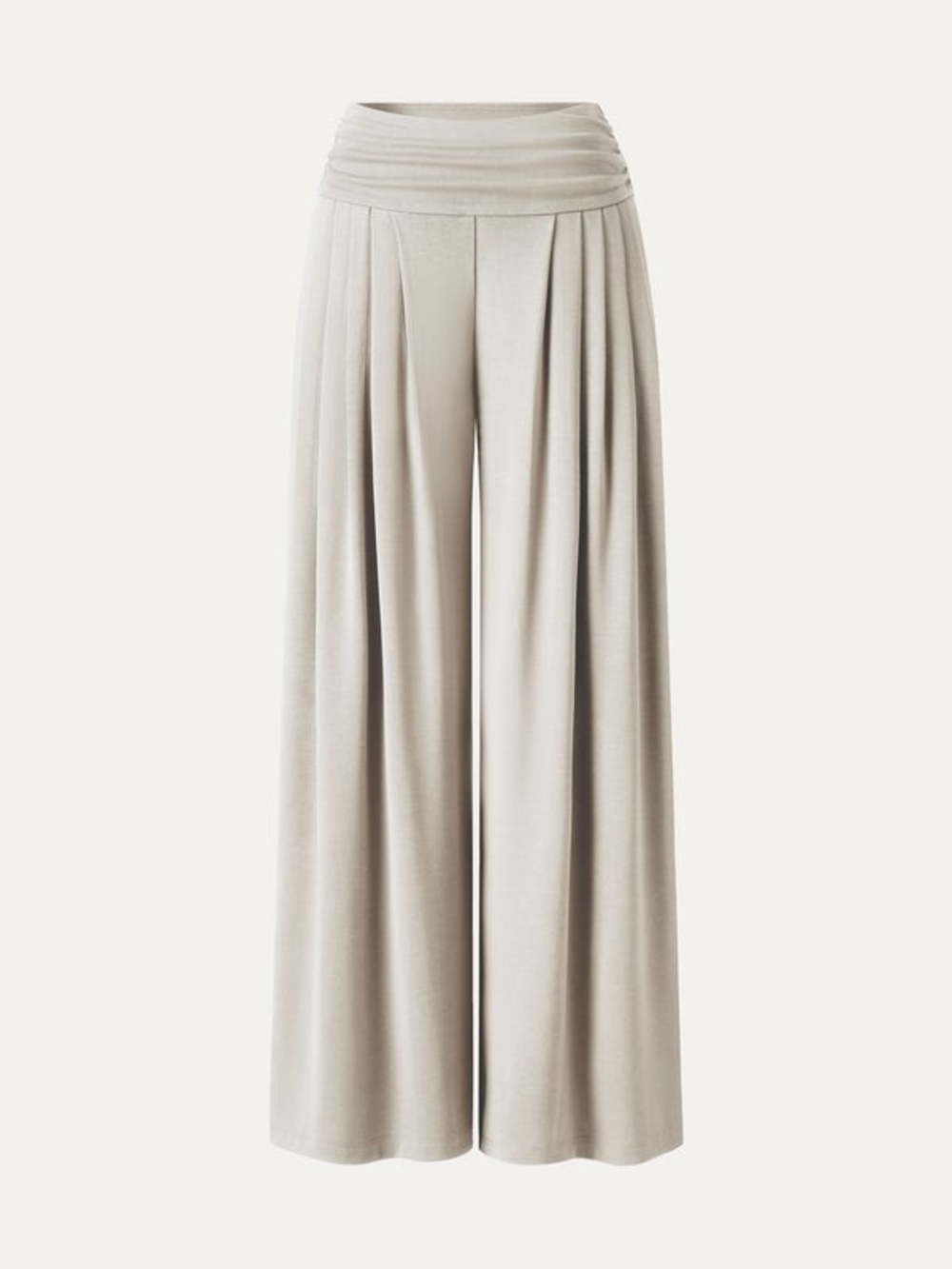 OGL Sandwashed Super Flowy Tucked Palazzo Pant with Pockets